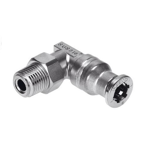 Push-in fittings CRQS, stainless steel